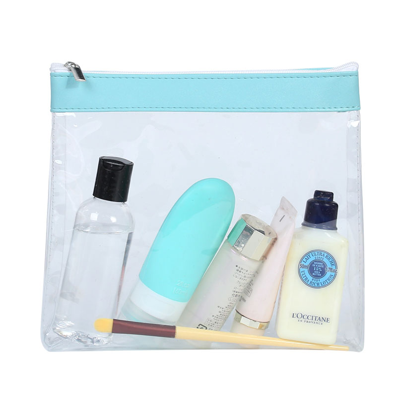 pvc eco friendly makeup storage bag TPU clear transparent professional toiletry vanity cosmetic make up bag