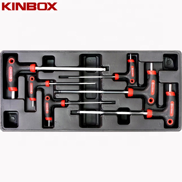 Kinbox BMC Tray Hand Tool Set Item TB01M107 Hex Key Wrench Set