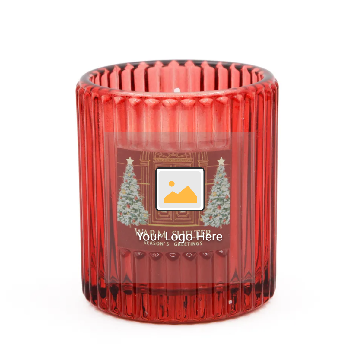 Festival Decoration Pick Christmas embossed cup new jar Aromatherapy Custom Scent soy candles with label