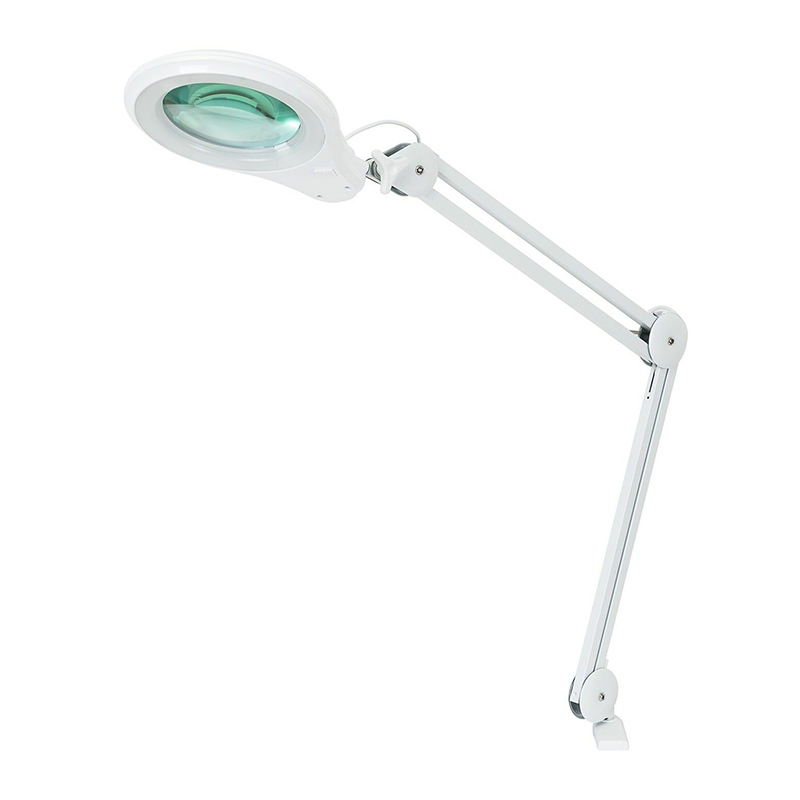 Facial Magnifying Lamp  with Rolling Floor Stand  Beauty Skincare Eyelash Extension Aesthetics Salon Magnifier Glass Lamp