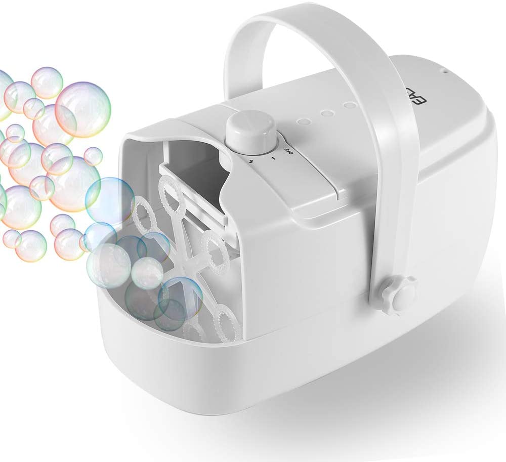Automatic Bubble Machine, Portable Auto Bubble Blower, Durable Bubble Maker Blower Bubble Gun Plastic ABS
