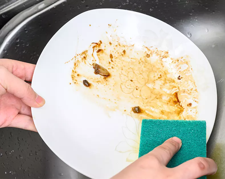 kitchen sponge scrubber for dishes cleaning sponge pads scourer sponges