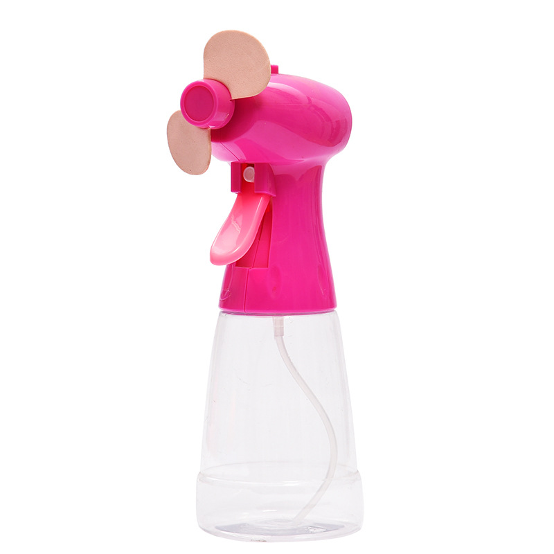 2018 New cheap price mini portable plastic handheld small bottle water mist pocket spray misting fan