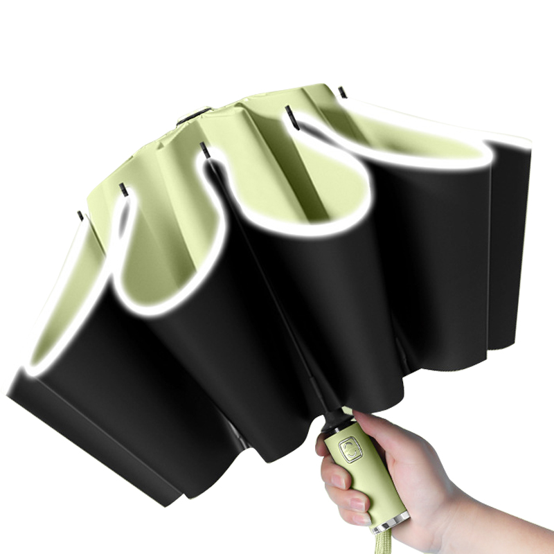 wholesale  portable inverted sun umbrellas for the rain waterproof custom logo Reverse Folding UV Protection Sunshine Umbrella