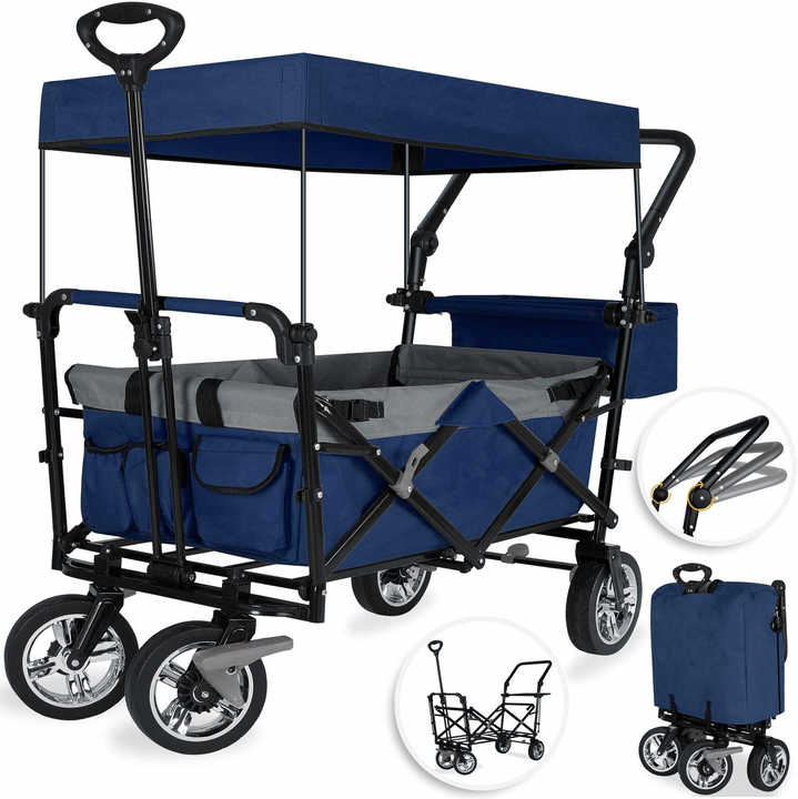 Europe and North American quality Kids stroller collapsible utility wagon with 600D fabric and Cotton