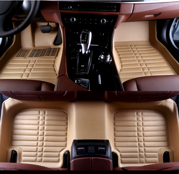 Factory direct 5d PVC eva leather car carpet floor mat for rav 4 custom luxury 7d universal 4 pieces anti slip