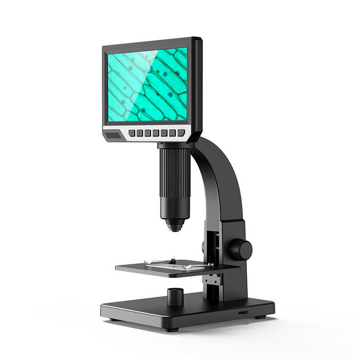 315 The new biological microscope can observe cells 7-inch large-screen digital microscope 2000x high magnification microscope